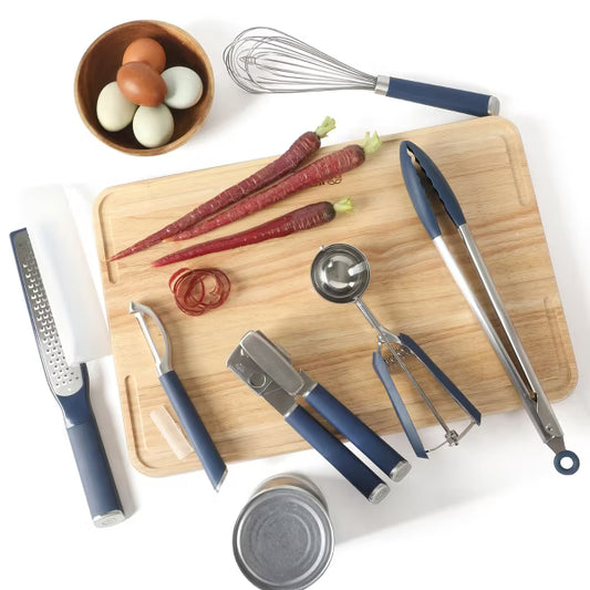 Calphalon Edge Kitchen Tool & Gadget Set, 6 Pieces - Navy Blue