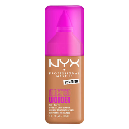 NYX Soft Matte Foundation – Medium 22, 1.01 fl oz-22 Medium