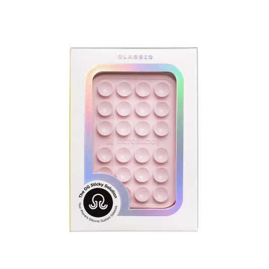 Octobuddy Silicone Suction Cup Phone Mount - Chalk Pink