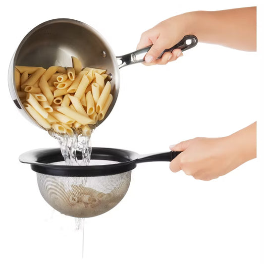 OXO 8-Inch Fine Mesh Strainer with Non-Slip Handle