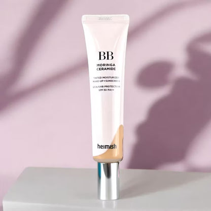 Heimish Moringa Ceramide BB Tinted Moisturizer + Sunscreen, 27 Light Tan