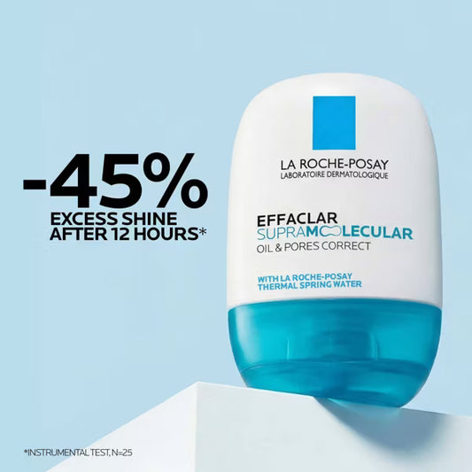 La Roche-Posay Effaclar Supramolecular Acne Moisturizer - Oil Control & Pore Refining, 1.35 fl oz