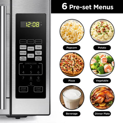 BLACK+DECKER 0.7 Cu. Ft. 700W Countertop Microwave - Black