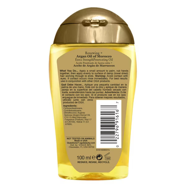 OGX Extra Strength Moroccan Argan Hair Oil - 3.3 fl oz
