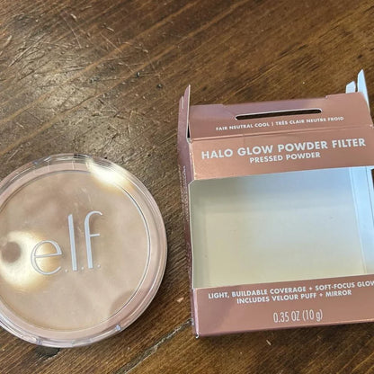 e.l.f. Halo Glow Powder Filter Foundation, Shade Rich Cool, 0.35 oz