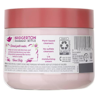 Dove Beauty Bridgerton Body Scrub - Raspberry Rendezvous, 15 oz