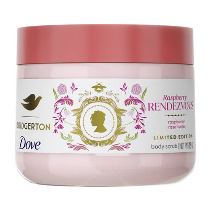 Dove Beauty Bridgerton Body Scrub - Raspberry Rendezvous, 15 oz
