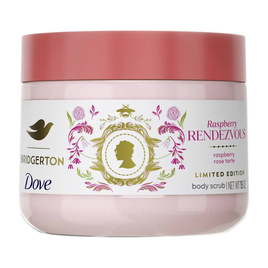 Dove Beauty Bridgerton Body Scrub - Raspberry Rendezvous, 15 oz