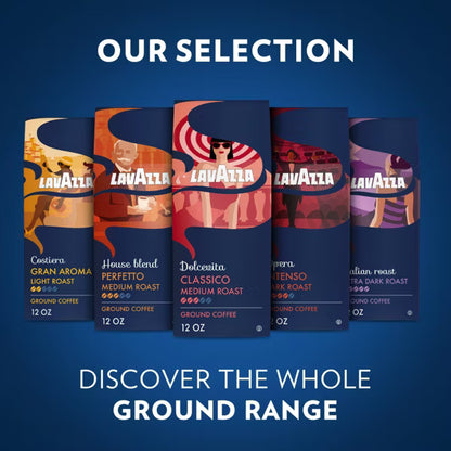 Lavazza Classico Premium Ground Coffee - Medium Roast, 12 oz