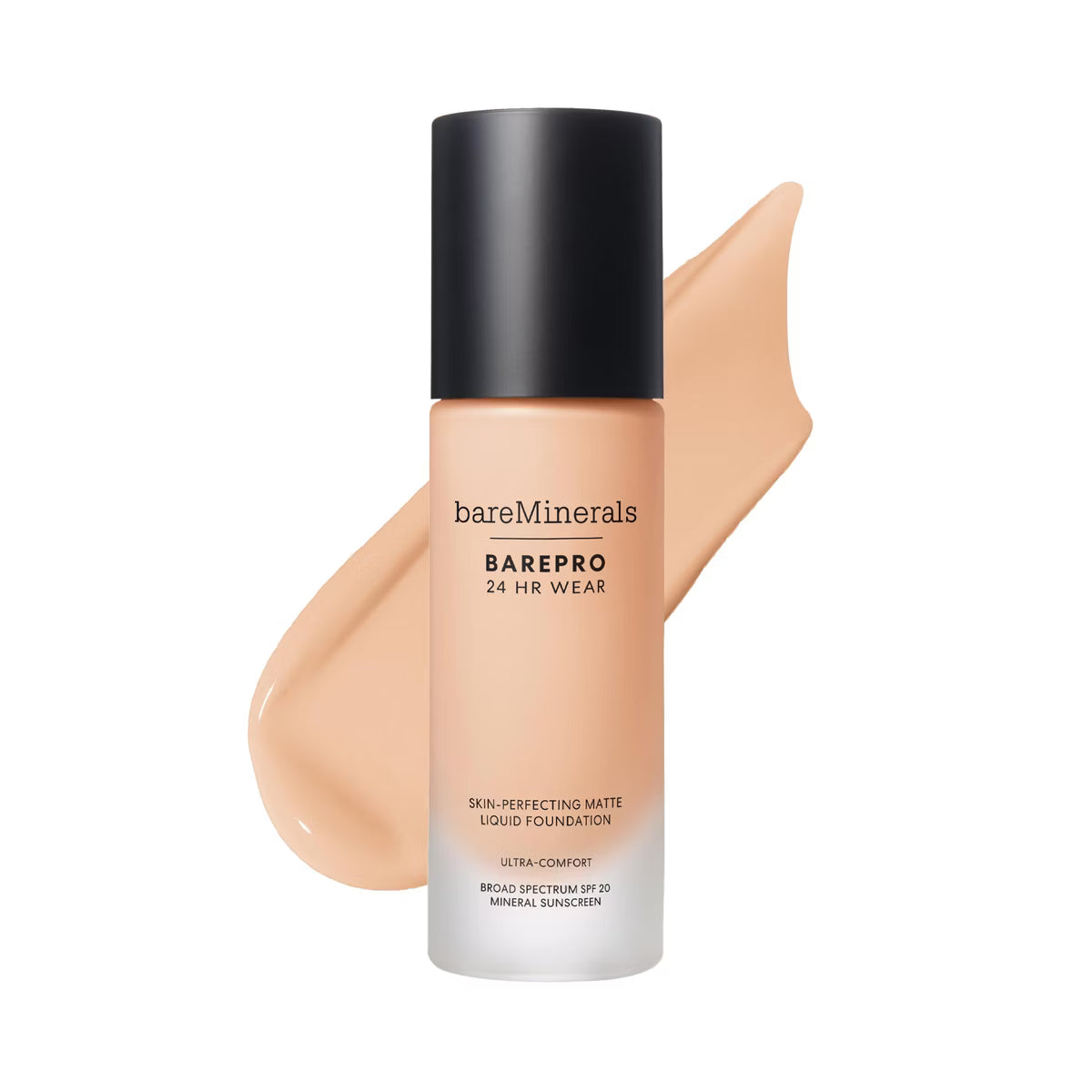 bareMinerals BAREPRO 24HR Liquid Foundation SPF 20, Fair 17 Neutral, 1 oz