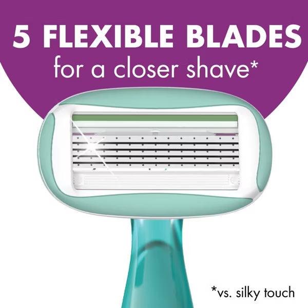 BIC Soleil Sensitive Women's Disposable Razors, 5-Blade, 2 Count