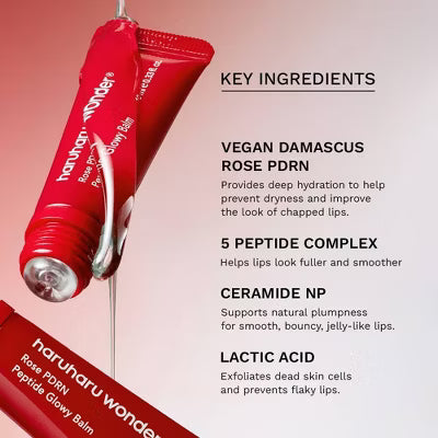 haruharu wonder Rose PDRN Peptide Glowy Balm - 0.33 fl oz