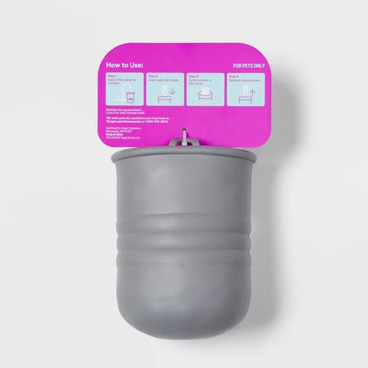 up&up™ Portable Dog Paw Cleaner - Paw Cleaning Cup