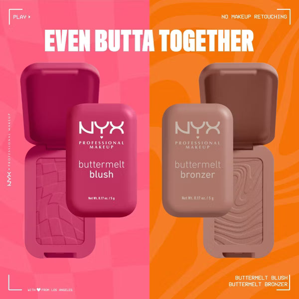 NYX Buttermelt Buildable Blush – Feeling Butta