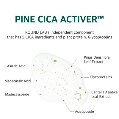 Round Lab Pine Calming Cica Pad Facial Toner - 50ct