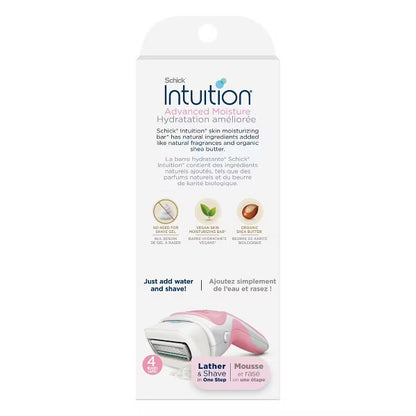 Schick Intuition Advanced Moisture Razor Starter Set - Handle + 2 Refills