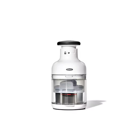 OXO Food Chopper with Stainless Steel Blade - White