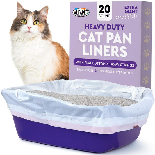 Alfapet Extra Giant Cat Litter Liners - 20 Count