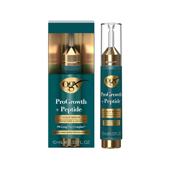 OGX ProGrowth+ Hair Strengthening Peptide Scalp Serum - 0.33 fl oz