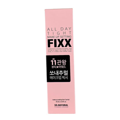So Natural All Day Tight Makeup Setting Fixx Spray, 2.54 oz
