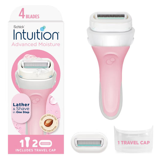 Schick Intuition Advanced Moisture Razor Starter Set - Handle + 2 Refills