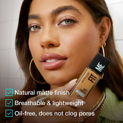 Maybelline Fit Me Matte Foundation – 220 Natural Beige-220 Natural Beige