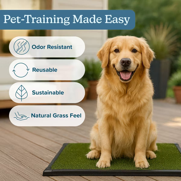 PETMAKER 4-Layer Artificial Grass Puppy Training Pad - 20" x 30"