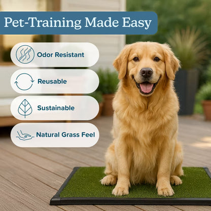 PETMAKER 4-Layer Artificial Grass Puppy Training Pad - 20" x 30"