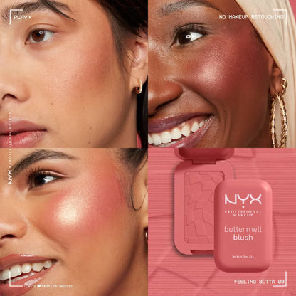 NYX Buttermelt Buildable Blush – Feeling Butta