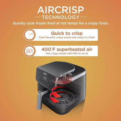 Ninja 5-Qt Air Fryer Pro 4-in-1 with Dishwasher-Safe Parts - Gray