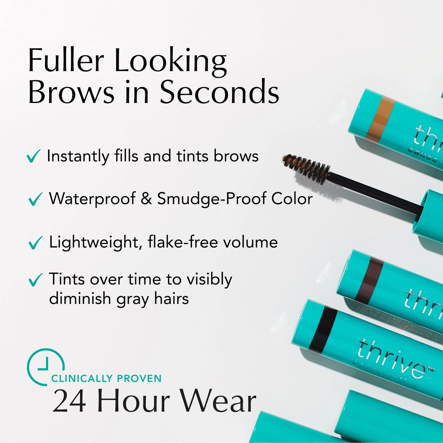 Instant Brow Fix Brow Defining Gel-Audrey (Medium brown)
