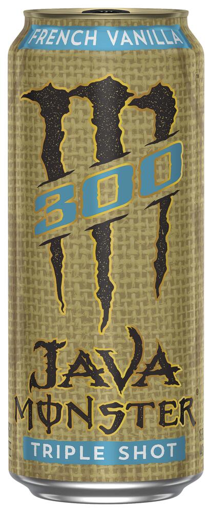 Java Monster® 300 Triple Shot French Vanilla Coffee Energy Drink – 15 oz Can