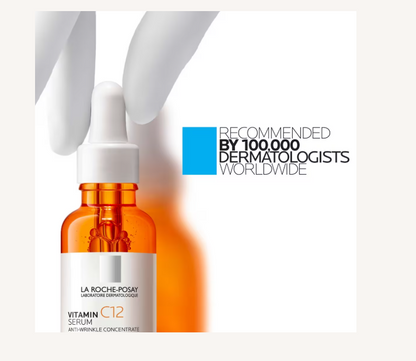 Pure 12% Vitamin C Serum for Wrinkle Reduction and Radiance