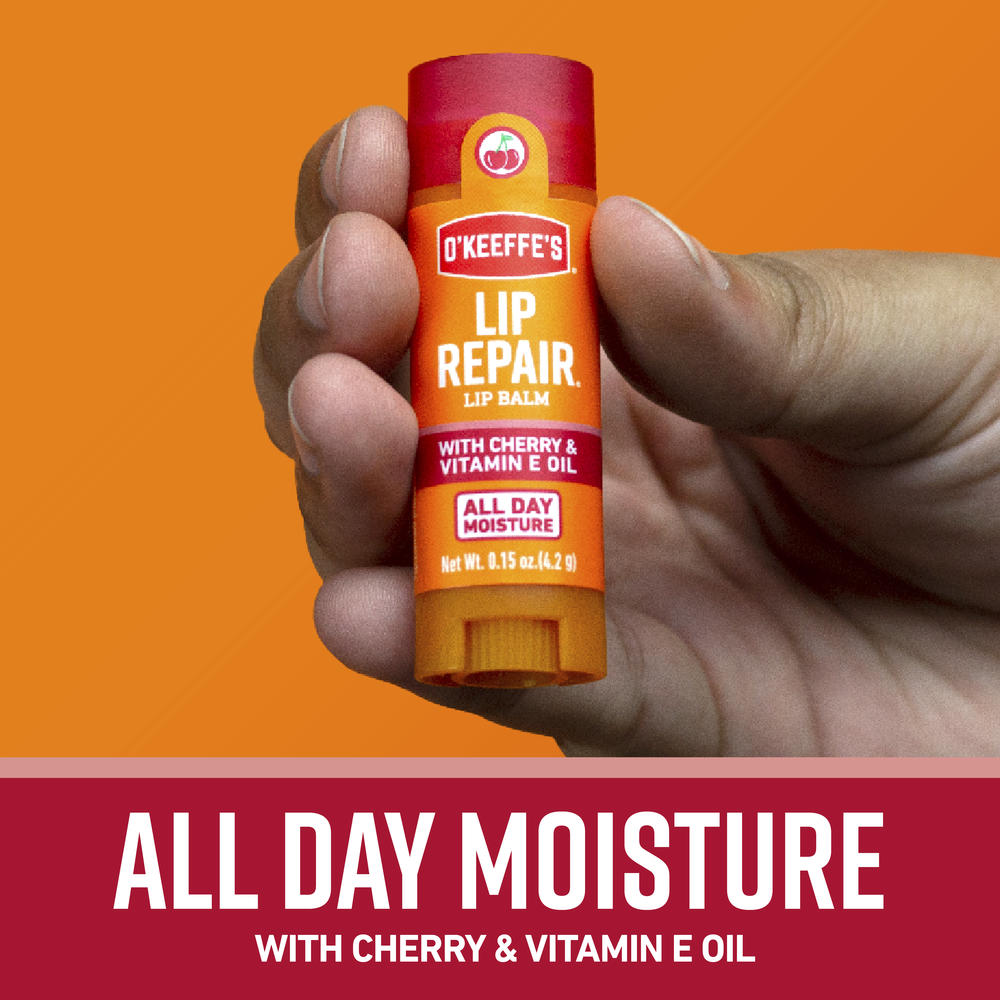 O'Keeffe's Cherry & Vitamin E Lip Repair® Lip Balm – 2 Count