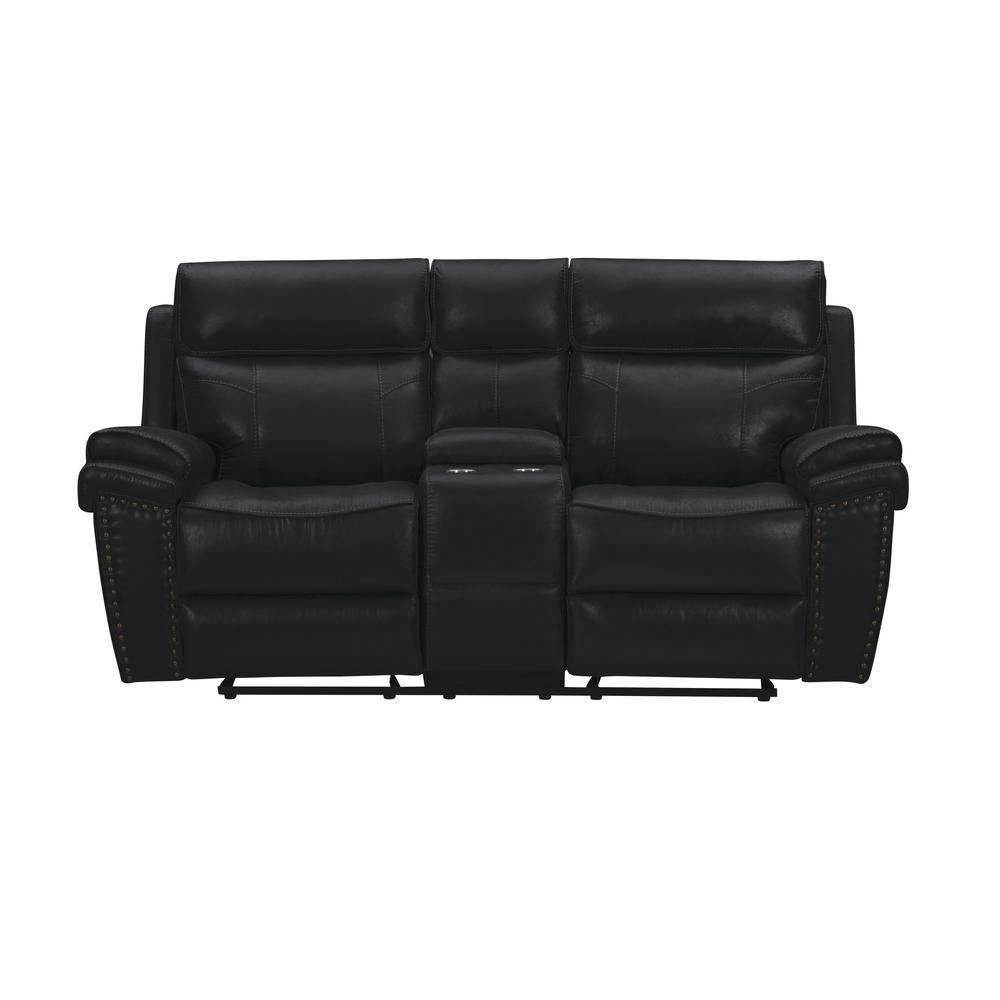 Dublin Modern Upholstered Reclining Loveseat