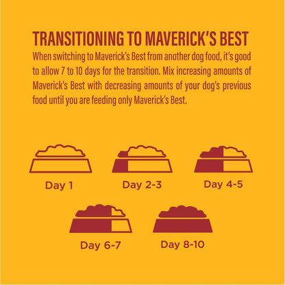 Maverick’s Best™ Complete High-Protein Chicken Dog Food – All Life Stages, 44 lb