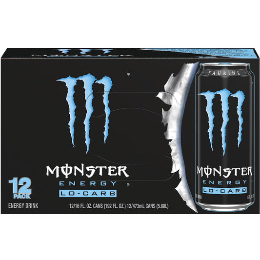 Monster Energy® Lo-Carb Energy Beverage, Pack of 12