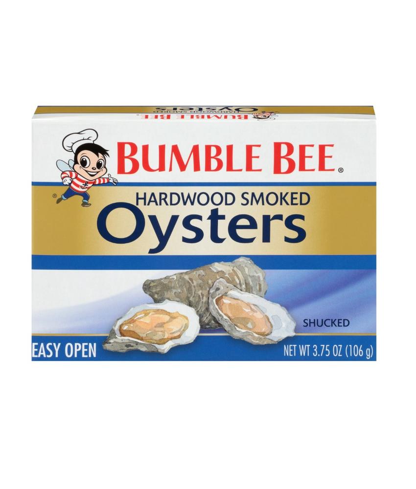 Bumble Bee® Hardwood Smoked Oysters, Premium Smoked Seafood, 3 oz