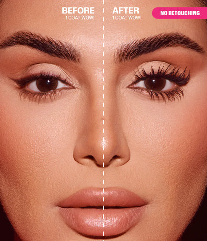 HUDA BEAUTY 1 COAT WOW! EXTRA VOLUMIZING AND LIFTING MASCARA