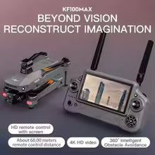 **Teeggi KF100 MAX GPS Drone with Screen & 4K Camera – 3-Axis Gimbal, 6KM Range & Obstacle Avoidance**