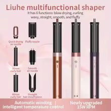 **6-in-1 Professional Hair Styling Tool Set – 150,000 RPM High-Speed Hair Dryer, Straightener & Curling Iron**