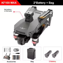 **Teeggi KF100 MAX GPS Drone with Screen & 4K Camera – 3-Axis Gimbal, 6KM Range & Obstacle Avoidance**