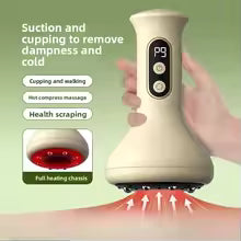 Smart Cupping Massager – 9-Level Vacuum Suction & Red Light Therapy