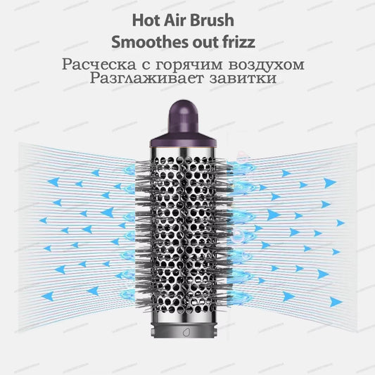 **6-in-1 Hot Air Hair Styler – Auto Curler, Straightening Brush & Hair Dryer**