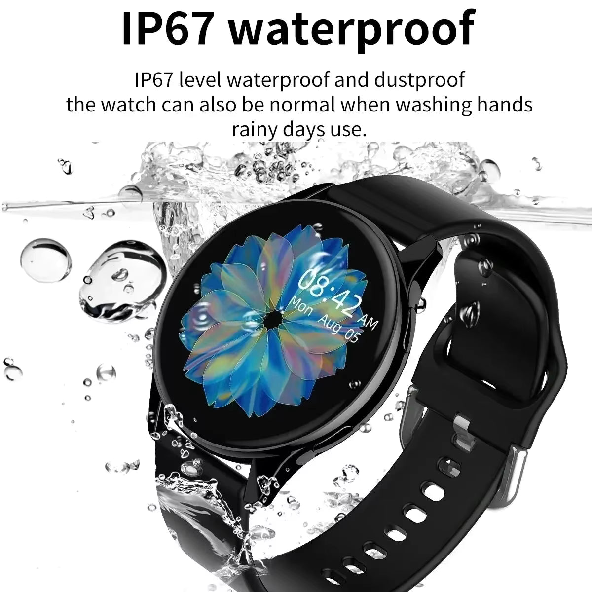 **LIGE 2025 Smart Watch – Bluetooth Calling, Wireless Charging & Fitness Tracker**