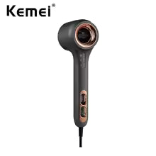 **Kemei 110,000 RPM Ionic Hair Dryer – 1500W Fast-Drying Blow Dryer with Magnetic Nozzle**