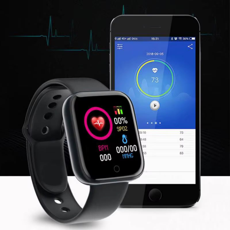 **Bluetooth Smart Watch for Men & Women – Fitness Tracker, Sleep Monitor & Music Control**