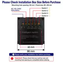 F3 Pro Tuya Zigbee Smart Wall Switch, Alexa Compatible