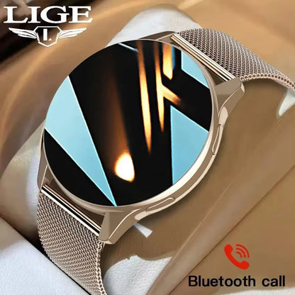 **LIGE 2025 Smart Watch – Bluetooth Calling, Wireless Charging & Fitness Tracker**