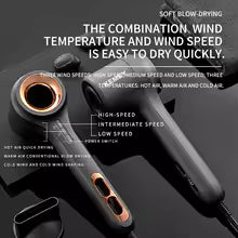**Kemei 110,000 RPM Ionic Hair Dryer – 1500W Fast-Drying Blow Dryer with Magnetic Nozzle**